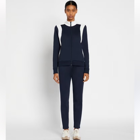 Tory Sport Colorblock track zip up jacket + Banner Tearaway Track Pants SET Navy